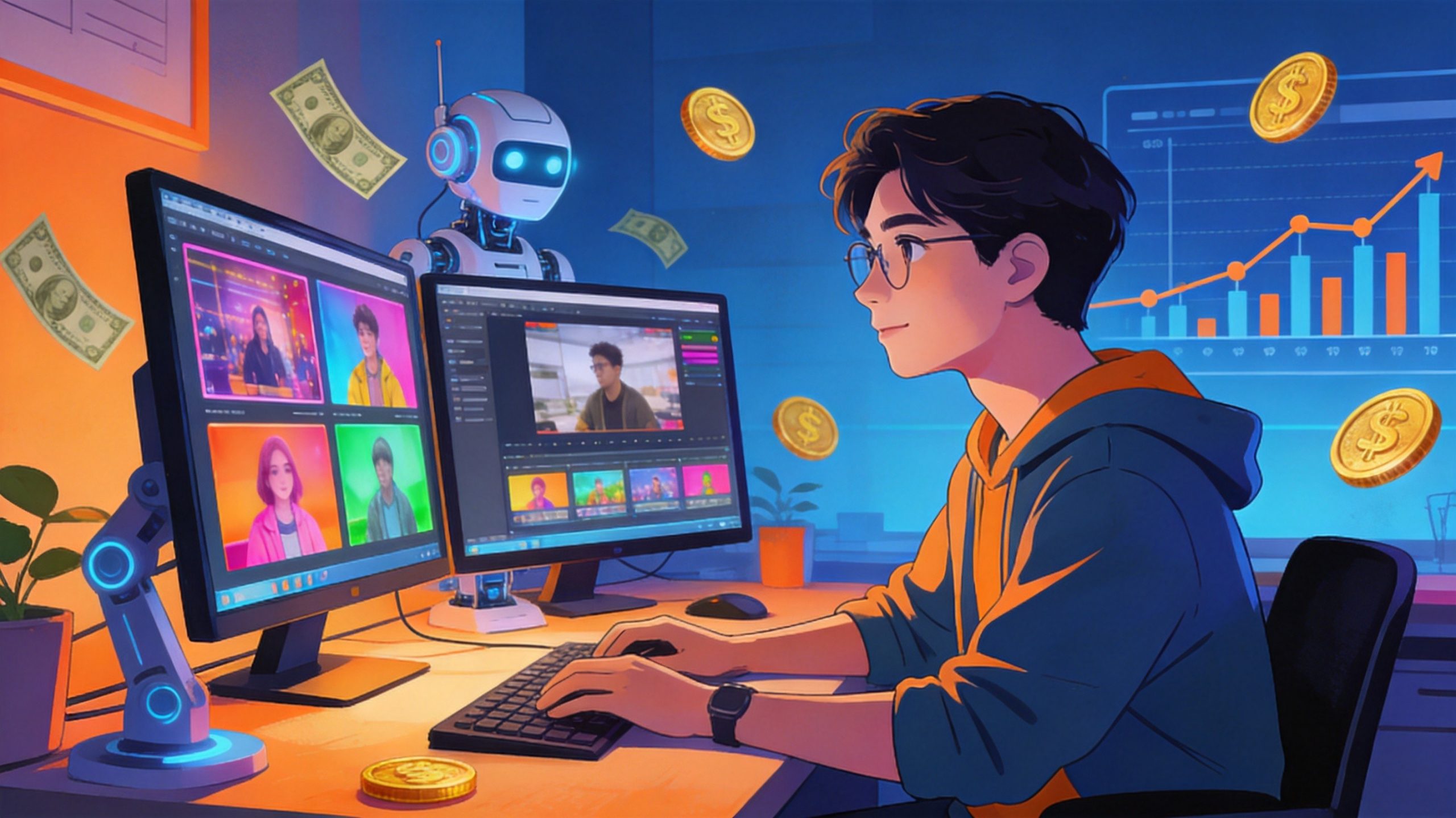 AI视频创作者收入